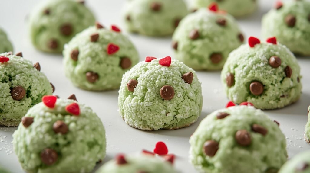 Grinch Snowball Cookies: A Festive, Wholesome Twist on a Holiday Classic