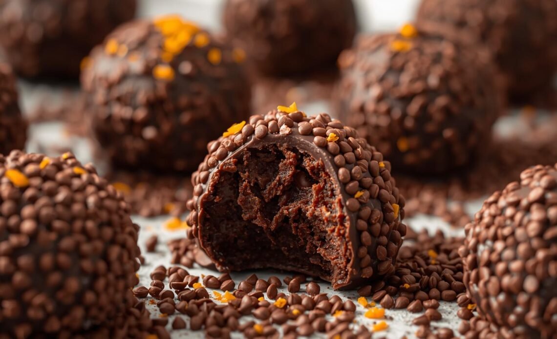 Indulge in Festive Delight: Juicy Orange Chocolate Christmas Truffles
