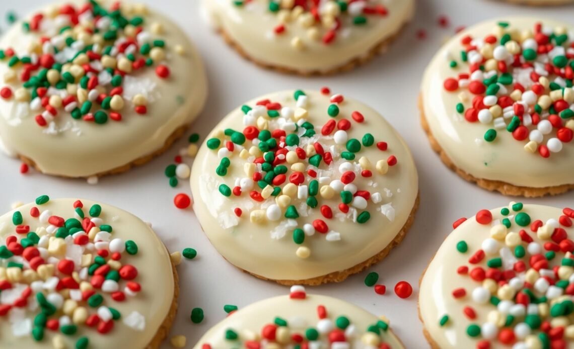 Ritz Cracker Christmas Cookies