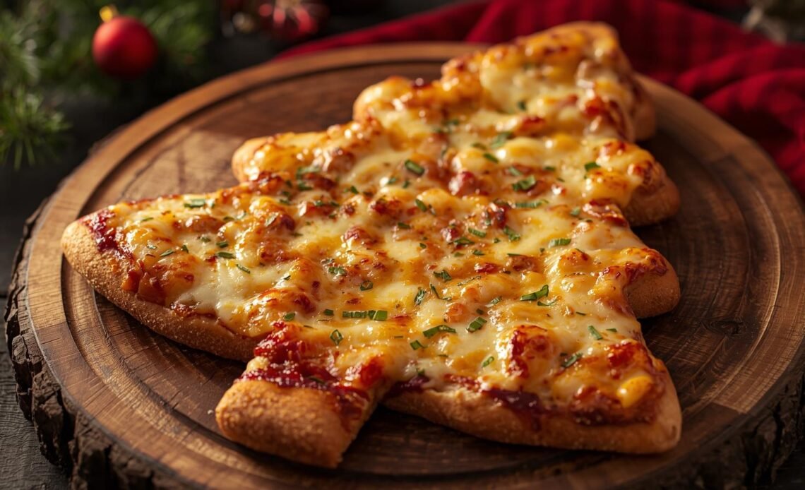 Cheesy Christmas Tree Bread: A Delightful Holiday Appetizer