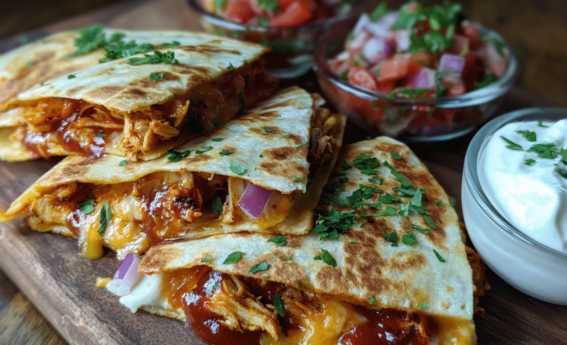 BBQ Chicken Quesadillas