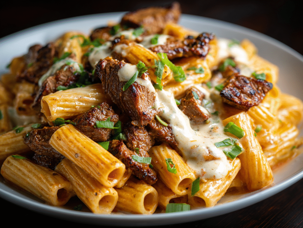 What Is Cajun Steak Tips in Cheesy Rigatoni Parmesan Sauce and Why Does It Matter?