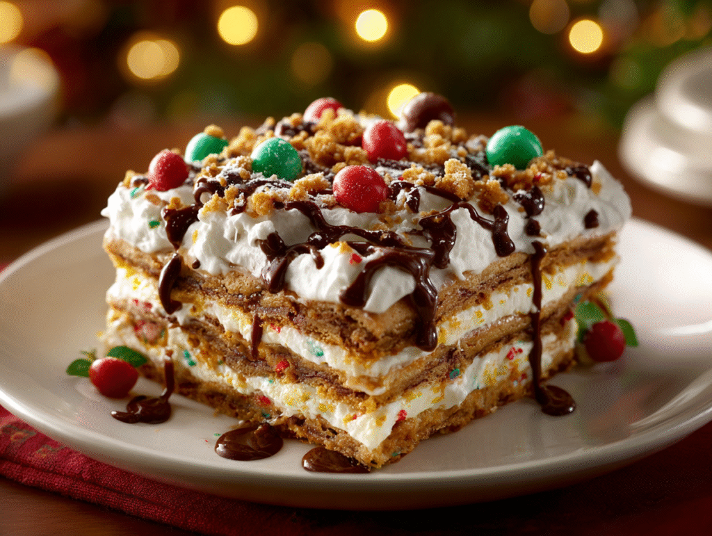 Christmas Cookie Lasagna Recipe: A Mindful and Festive No-Bake Dessert