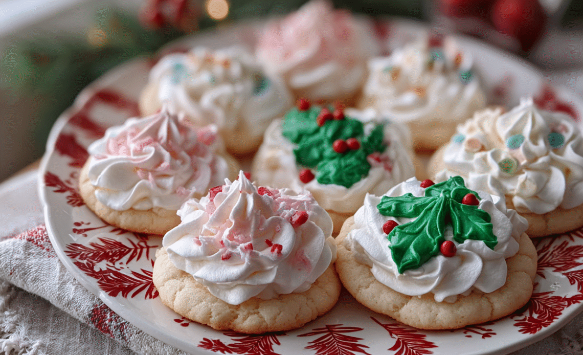 Christmas Cookies with Cool Whip