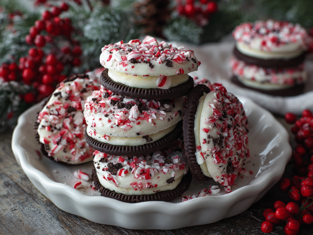 Christmas Peppermint Oreo Cookies Recipe