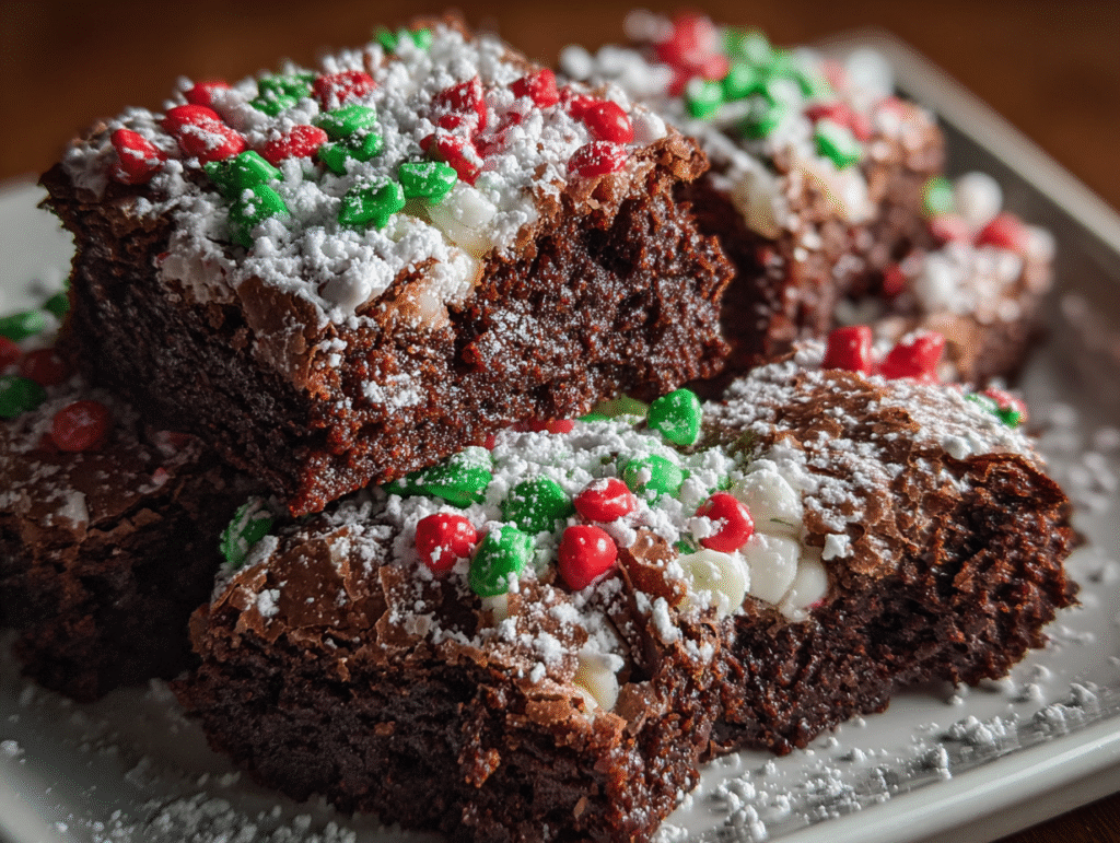 Christmas Present Brownies: A Rich, Festive, and Mindful Indulgence