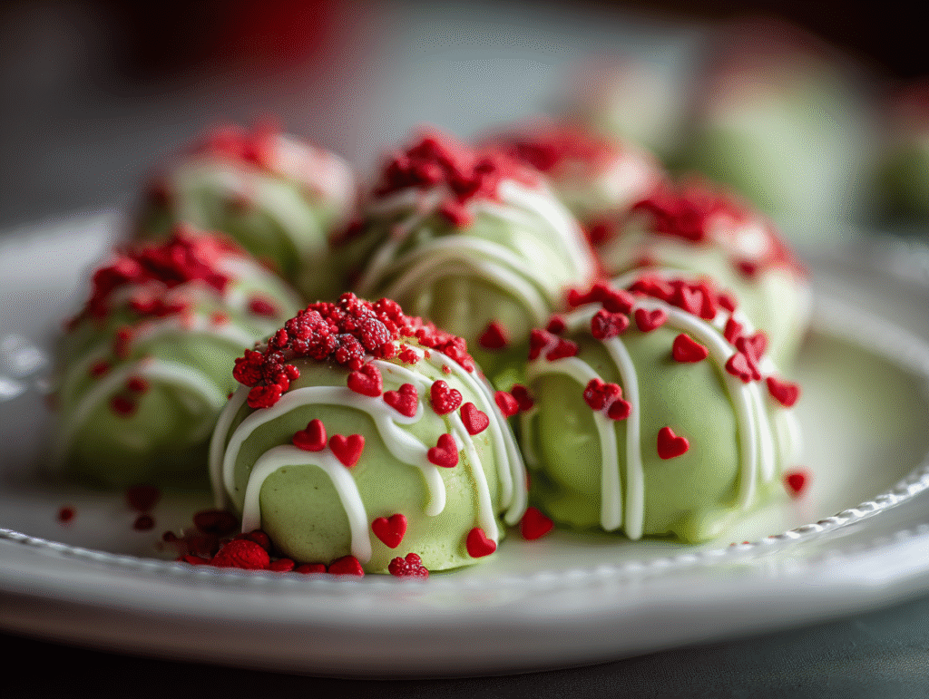 Grinch Oreo Balls