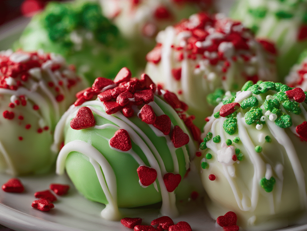 Delightful Grinch Oreo Balls for a Festive No-Bake Treat