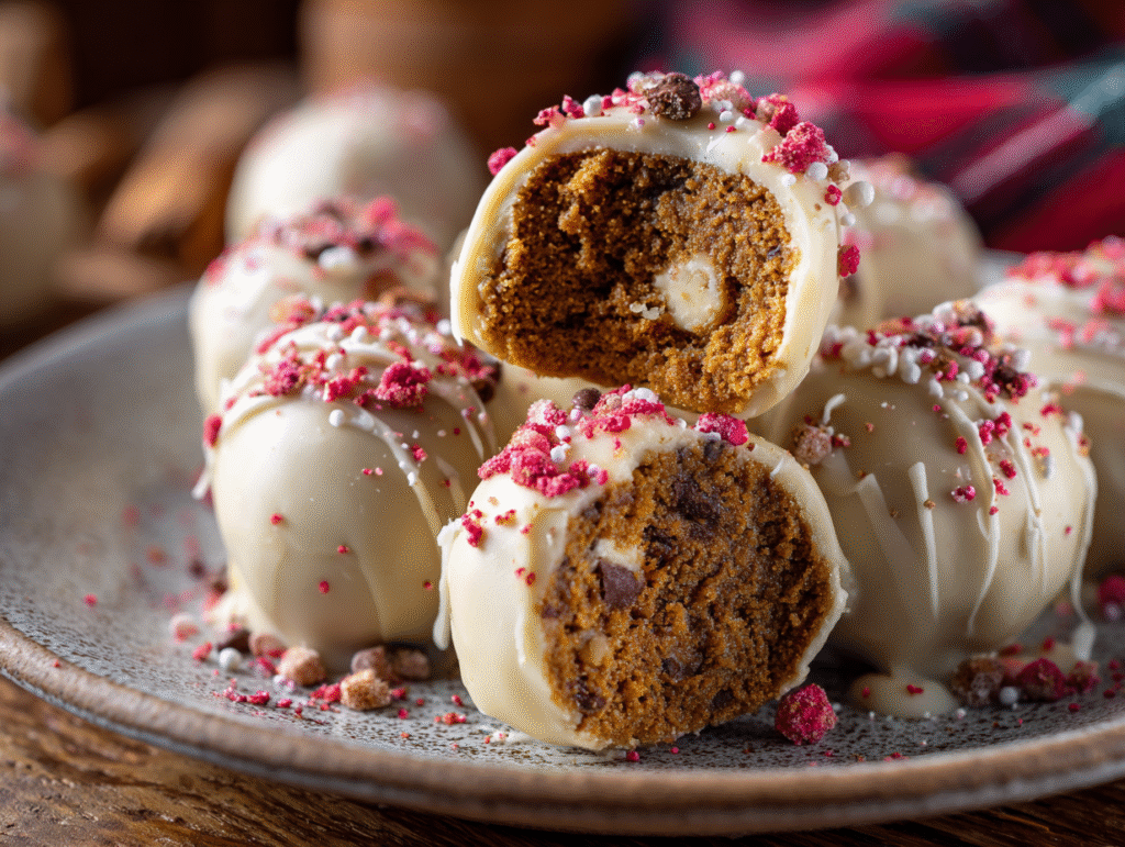 the best Gingerbread Truffles