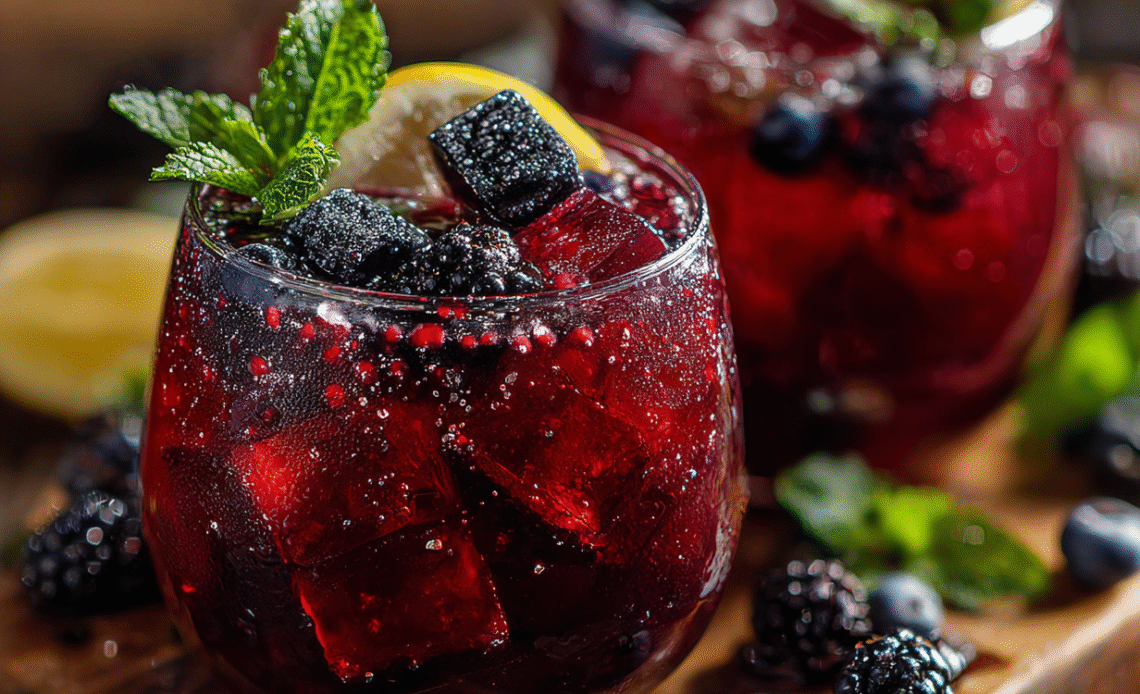 Midnight Frost Christmas Punch