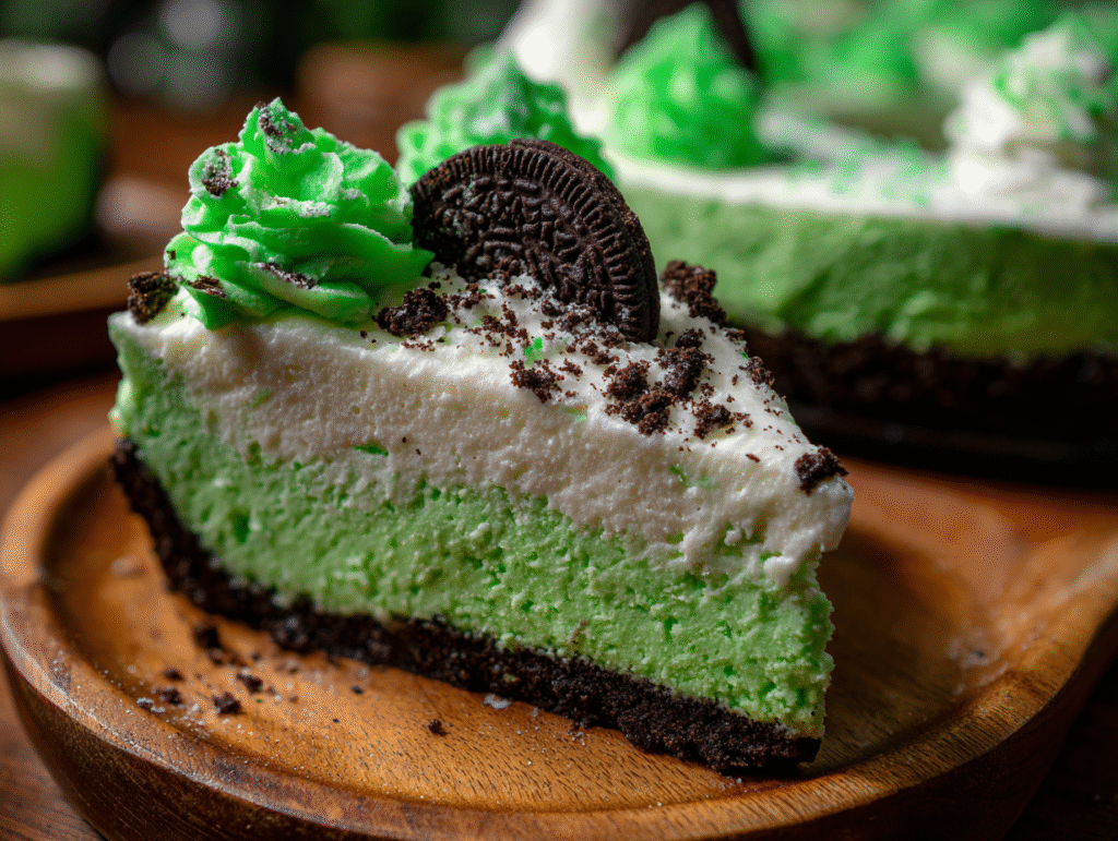 Grinch Christmas Cheesecake