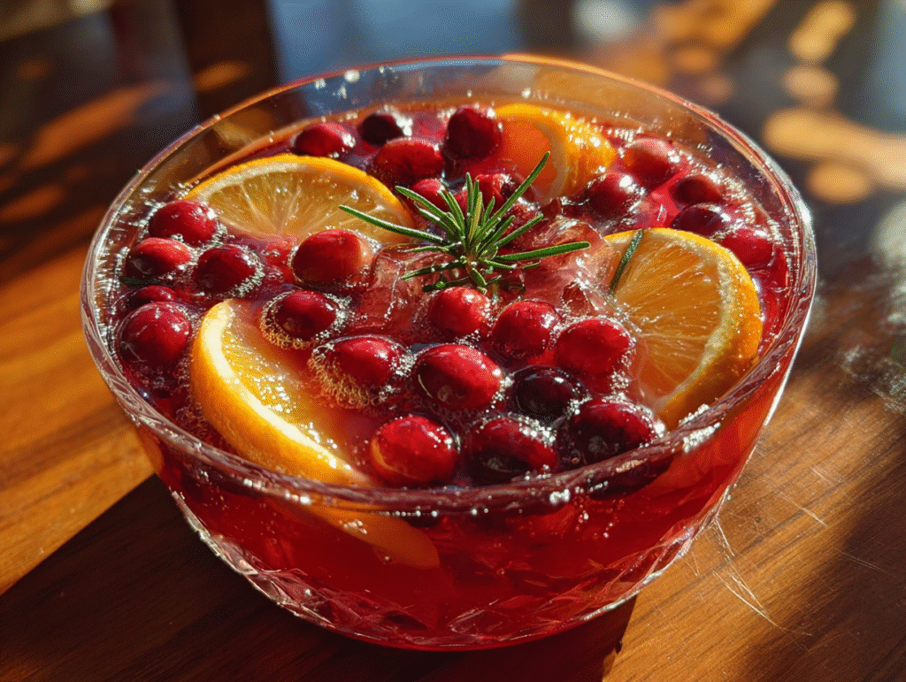 Festive Non-alcoholic Christmas Punch