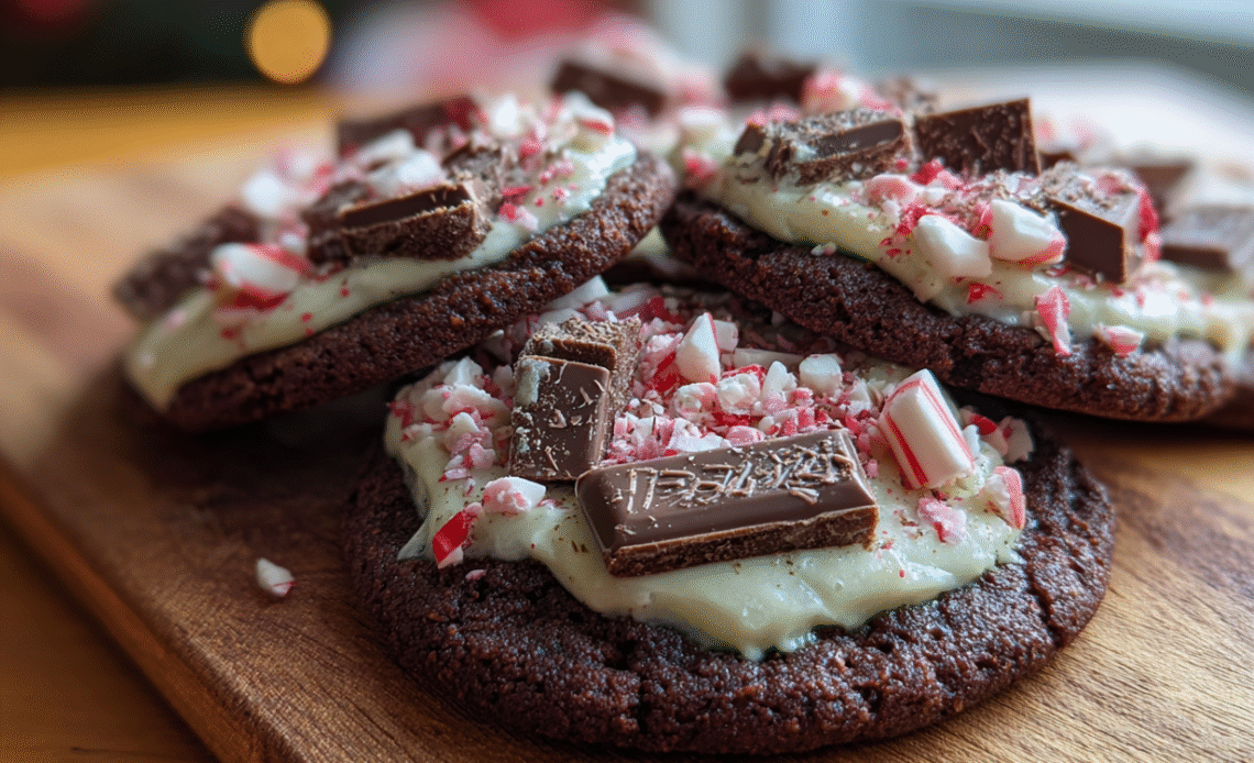 Peppermint Bark Cookies