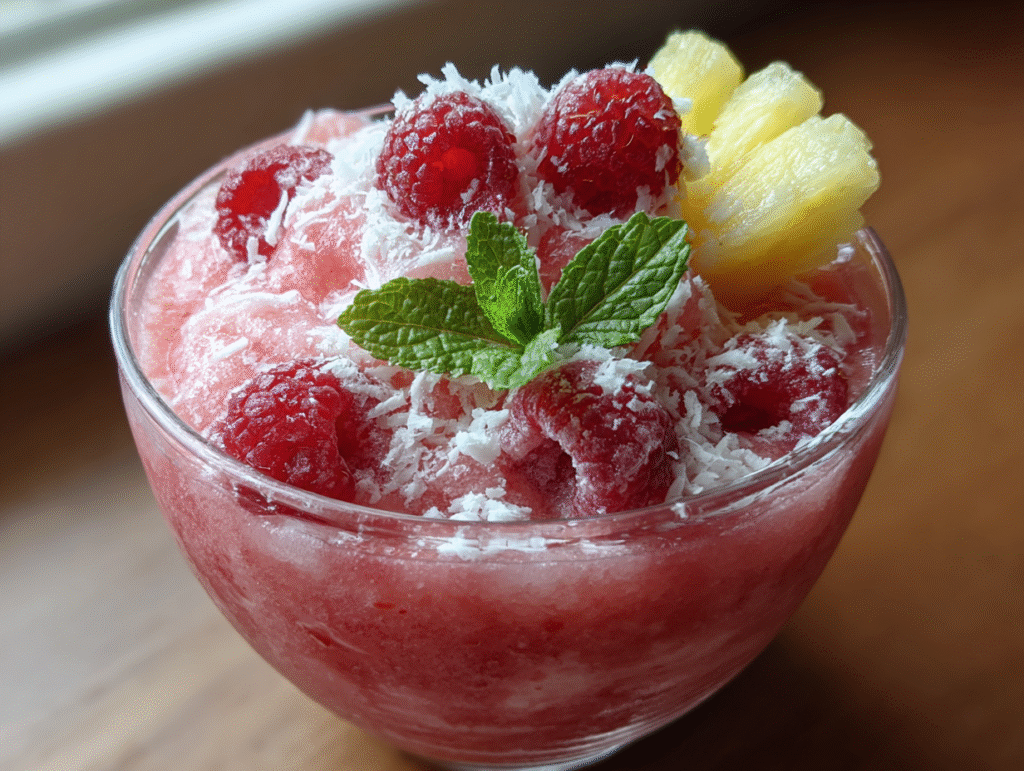 Raspberry Colada Twist