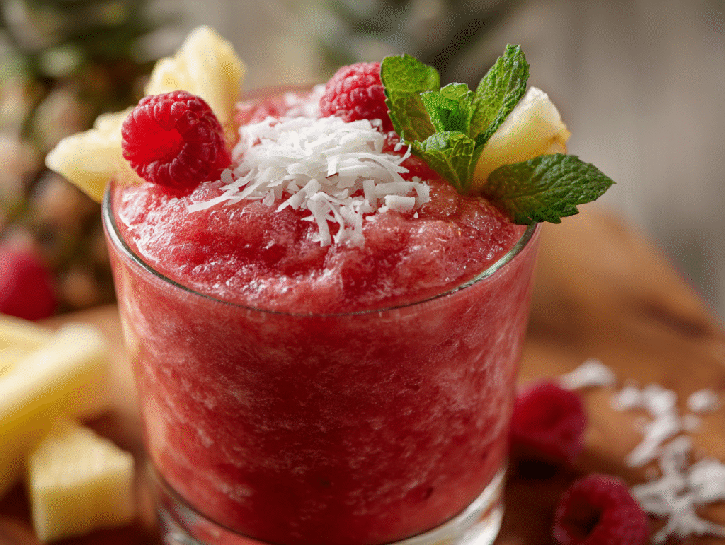 the best Raspberry Colada Twist