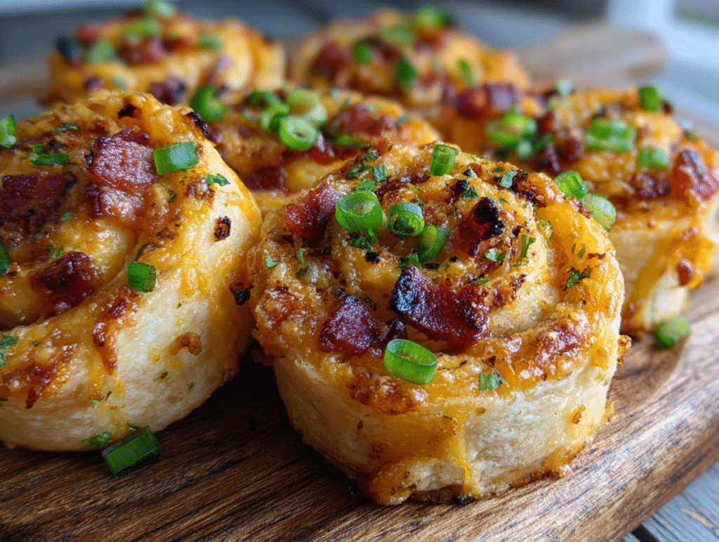 Savory Christmas Pinwheels Recipe with Bacon