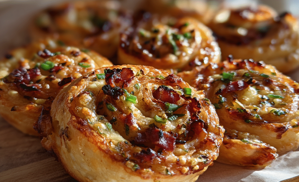 Savory Christmas Pinwheels Recipe