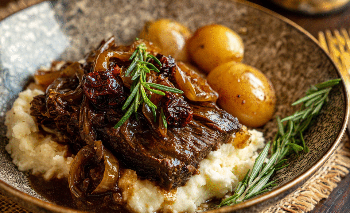 Comforting French Onion Pot Roast