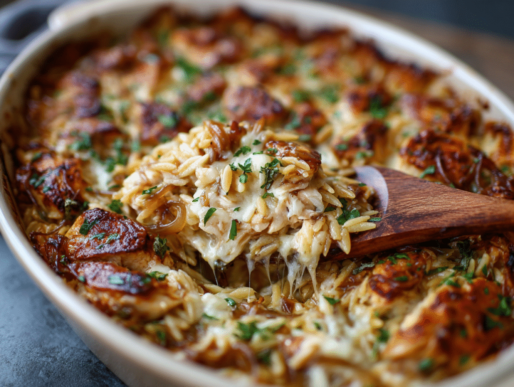 What Is French Onion Chicken Orzo Casserole and Why Does It Matter?