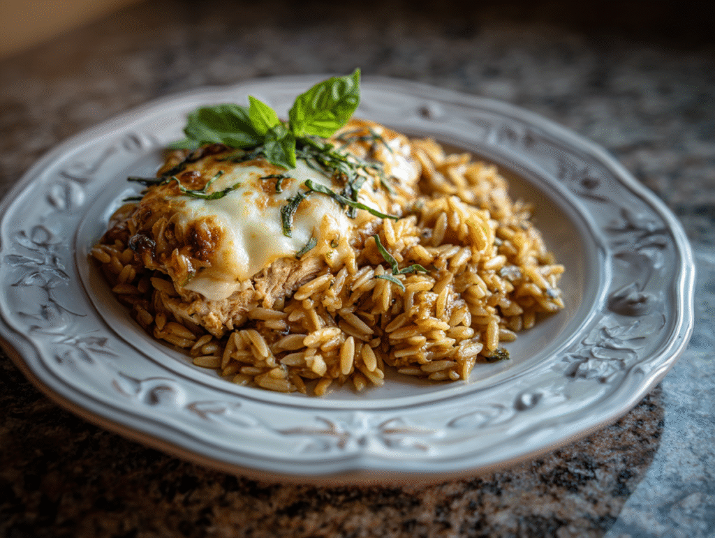 French Onion Chicken Orzo Casserole: The Ultimate Cozy, Comforting Dinner