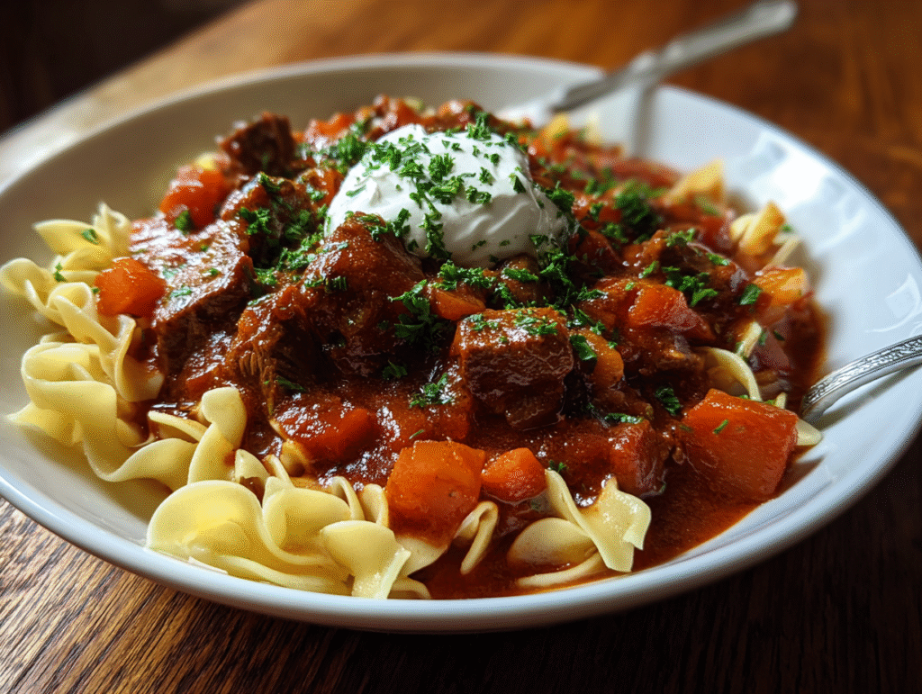 Rediscover Hearty Tradition: A Healthier, Sugar-Conscious German Goulash