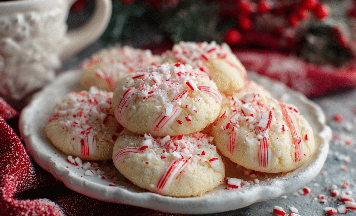 Peppermint Meltaways Cookies