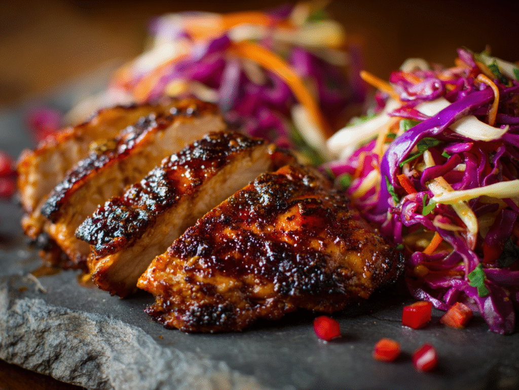 Irresistible Sticky Apple Cider Chicken with Crisp Autumn Slaw: A Seasonal, Sugar-Conscious Feast
