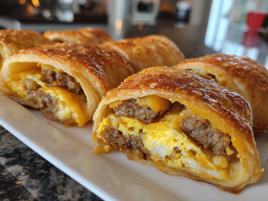 best Sausage Egg Breakfast Roll-Ups