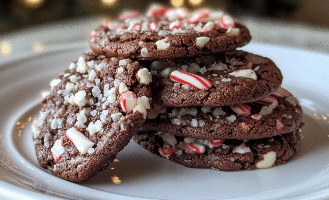 Peppermint Bark Cookies