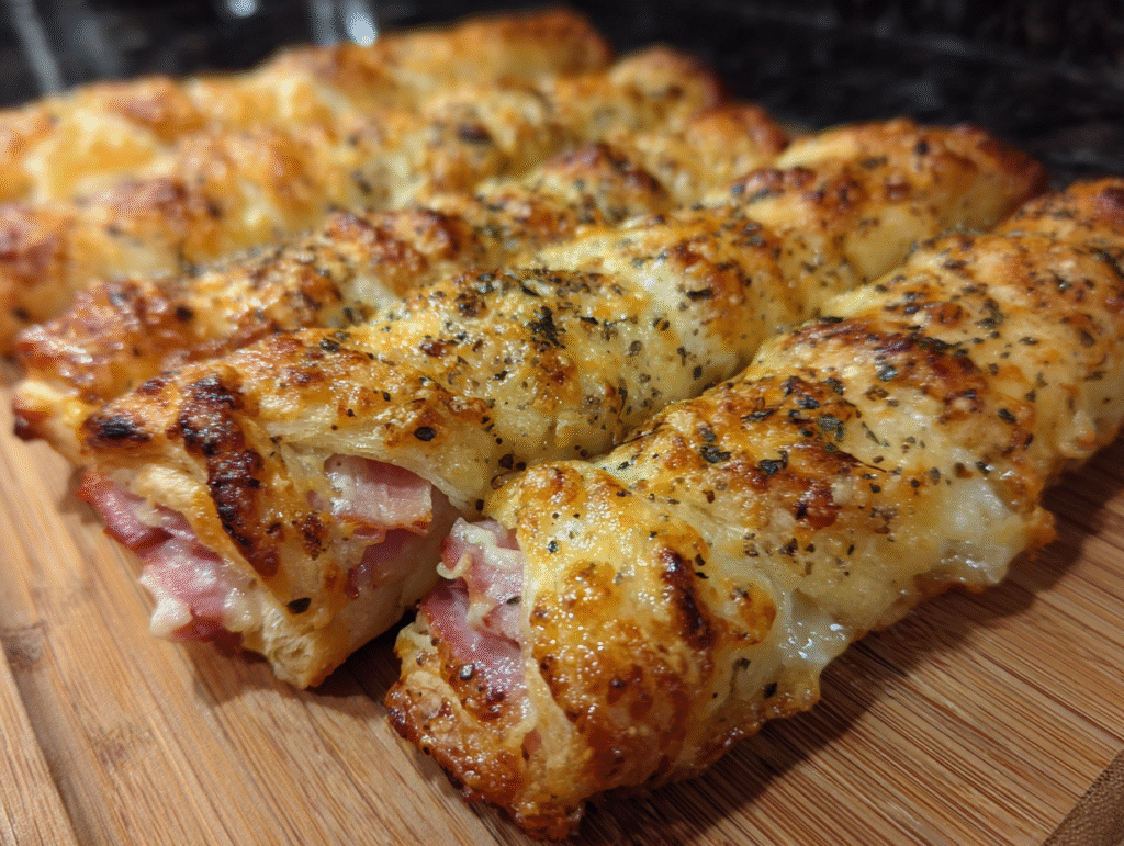 best italian Ham And Cheese Sticks