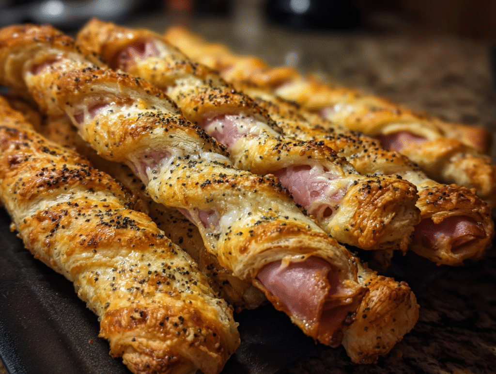 best italian Ham And Cheese Sticks Recipe