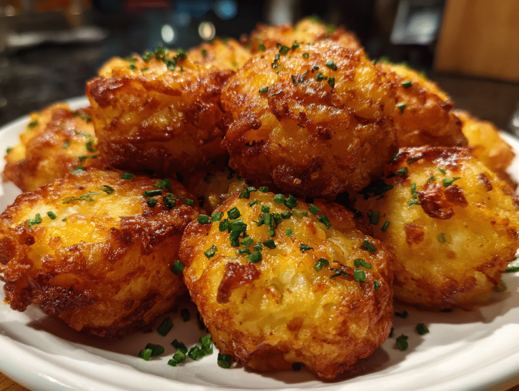 Best Cheesy Mashed Potato Puff Bites recipe