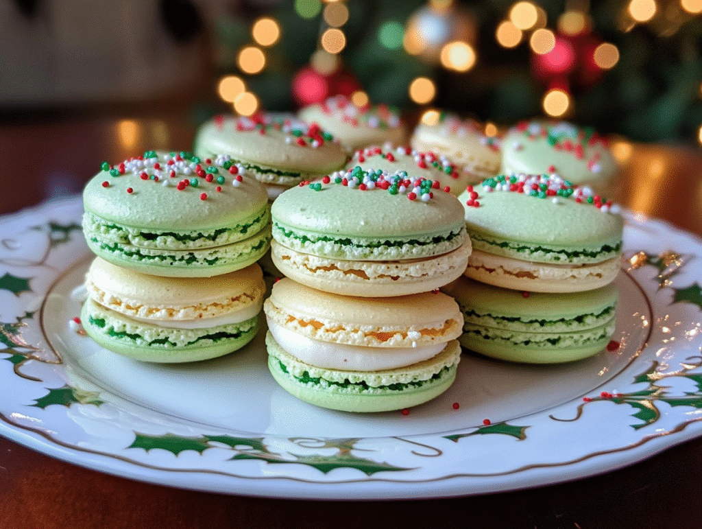 Christmas Tree Cake Macarons: A Sugar-Conscious Twist on a Festive Classic
