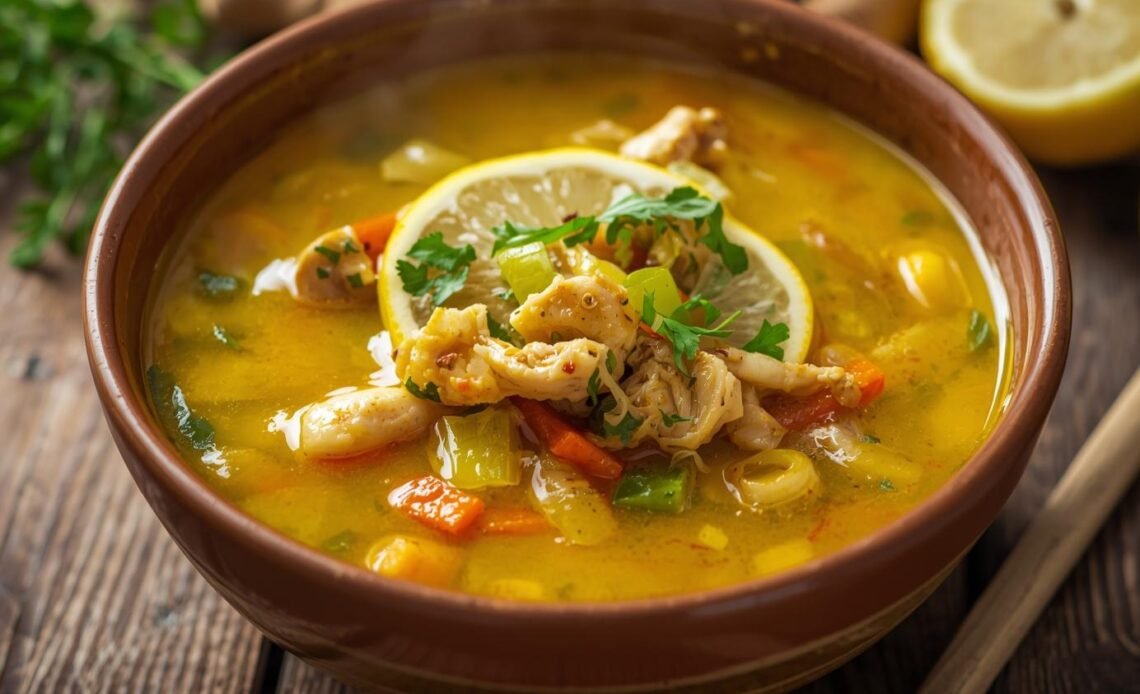 Anti-Inflammatory Turmeric Chicken Soup