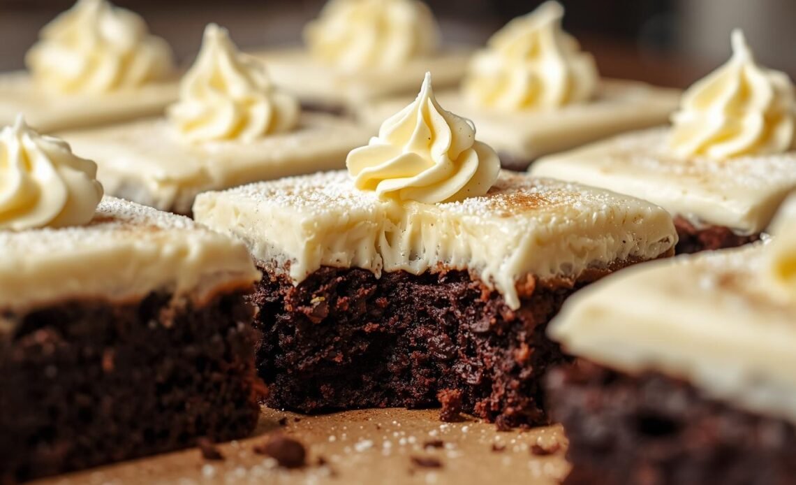 Baileys Buttercream Brownies