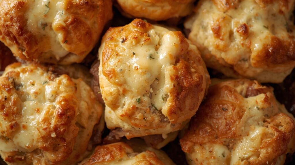 food Family Baked French Dip Biscuits Recipe