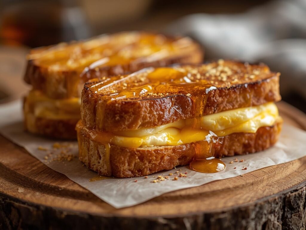 What Is a Croque-Monsieur with Goat Cheese and Honey?