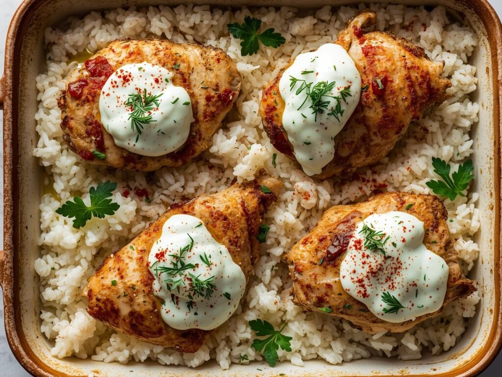What Is Dump And Bake Chicken Tzatziki Rice and Why It Matters?