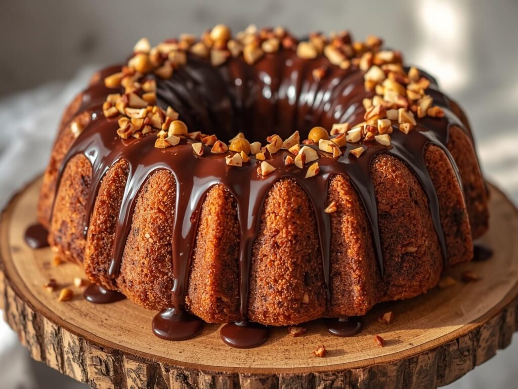 Hazelnut Bundt Cake: A Rich, Health-Conscious Centerpiece
