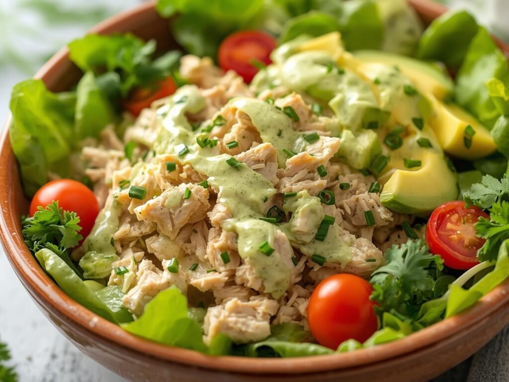 Healthy Green Goddess Chicken Salad: Your Creamy, Herb-Powered Protein Boost