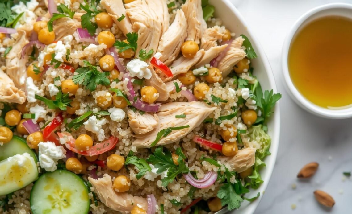 High Protein Jennifer Aniston Salad