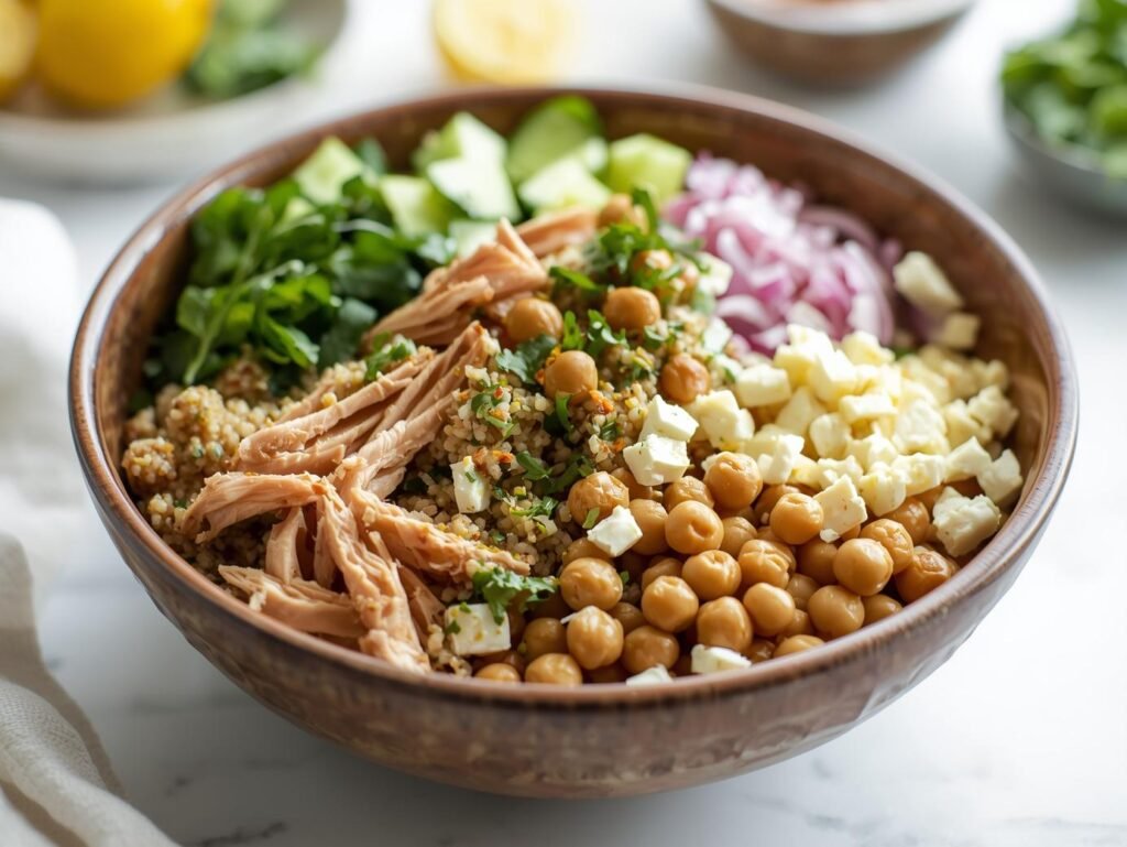 High Protein Jennifer Aniston Salad: The Make-Ahead, Glow-From-Within Meal