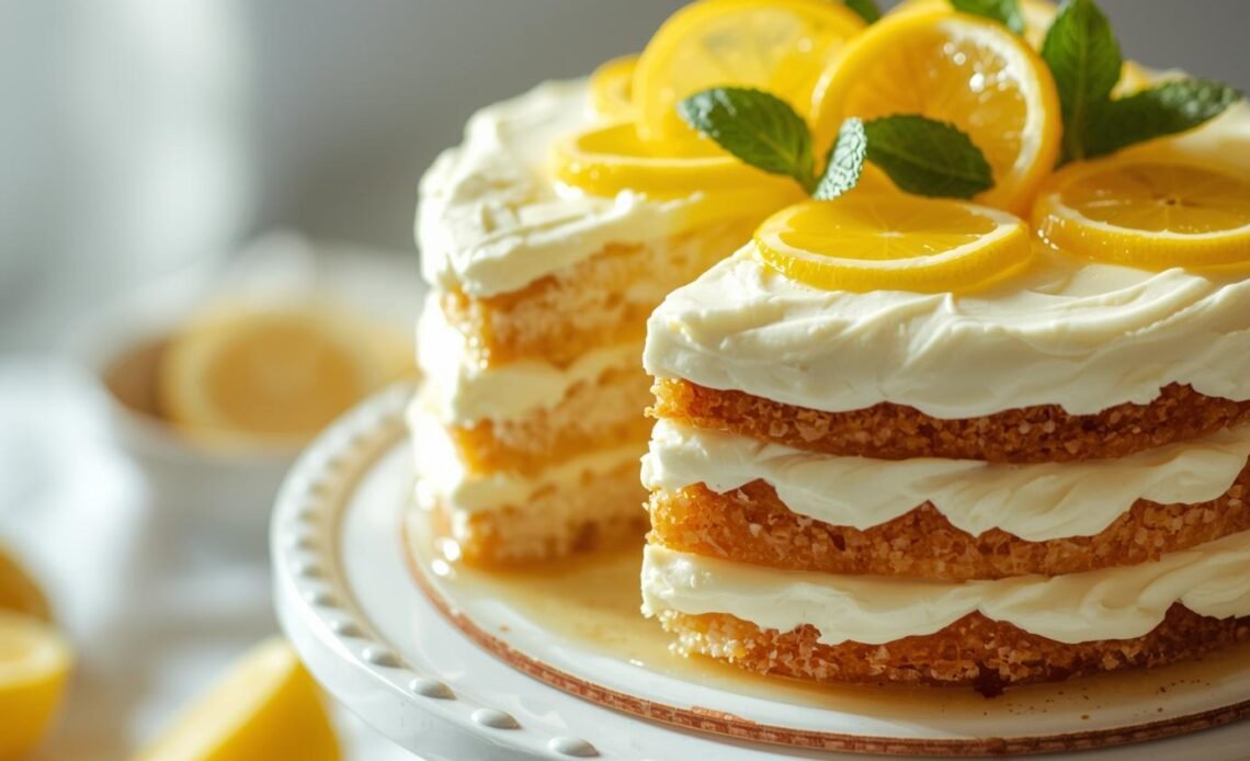 Limoncello Mascarpone Cake