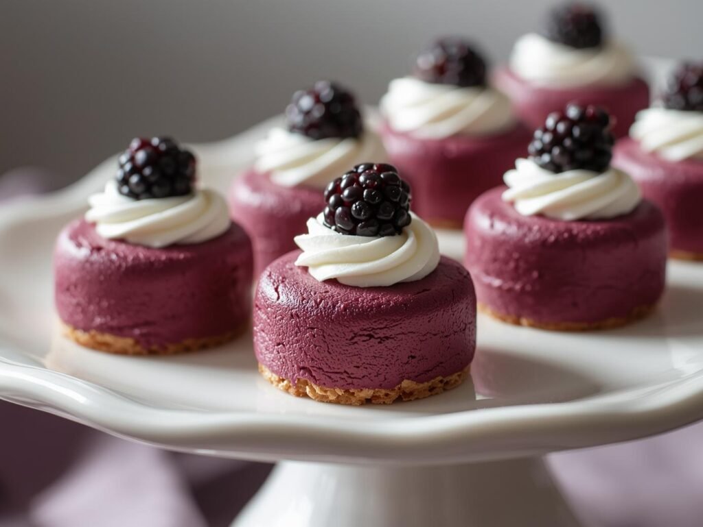 Mini Blackberry Mousse Cakes: An Elegant, Guilt-Free Indulgence
