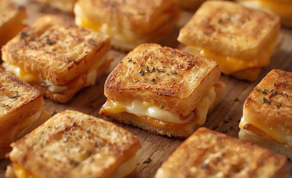 Mini Grilled Cheese Hawaiian Rolls