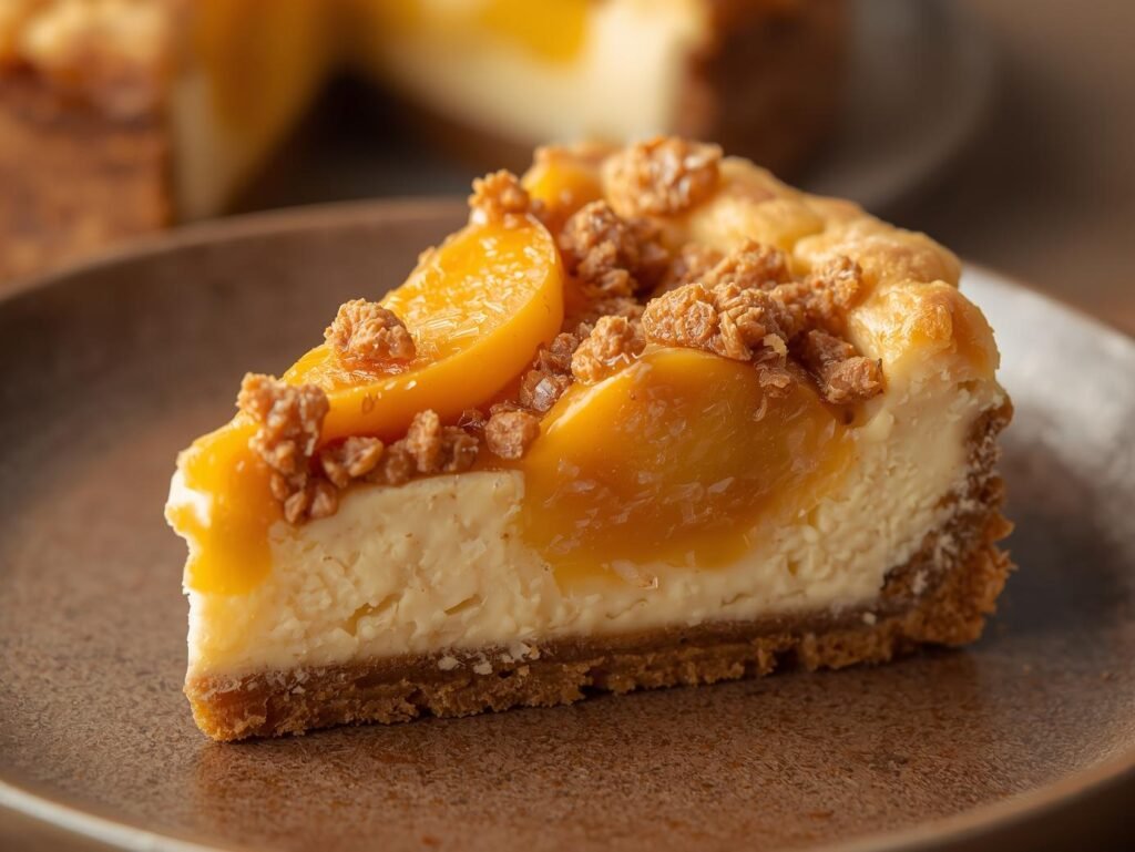 Peach Cobbler Cheesecake: A Mindful Fusion of Two Classics
