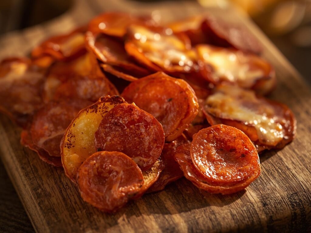 Irresistible Keto Pepperoni Cheese Crisps: Your New Favorite Savory Snack