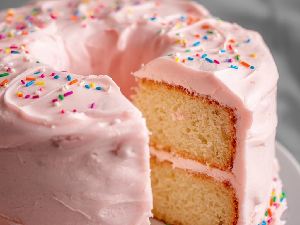 Pink Angel Food Cake: An Ethereal, Lighter-Than-Air Dessert