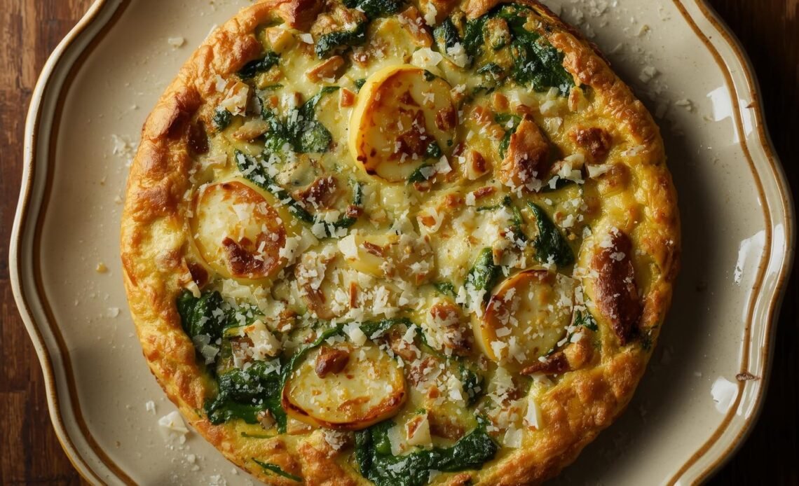 Potato and Spinach Frittata