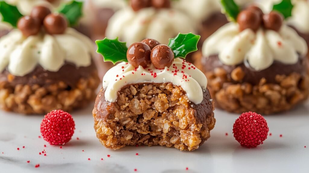 Rice Krispie Christmas Puds: A Festive, No-Bake British-Inspired Treat